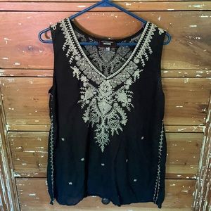 Johnny Was Workshop tank top EUC